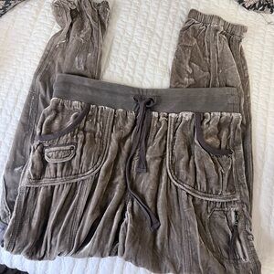 Anthropologie Marrakech Knit Joggers in Gray